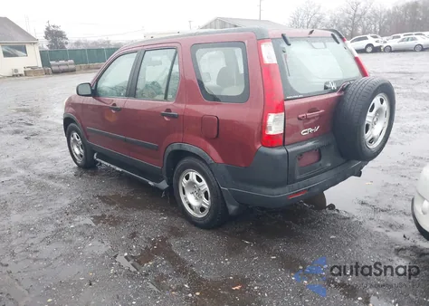 2005 Honda Cr-V Lx from USA, damaged, VIN JHLRD78565C034523